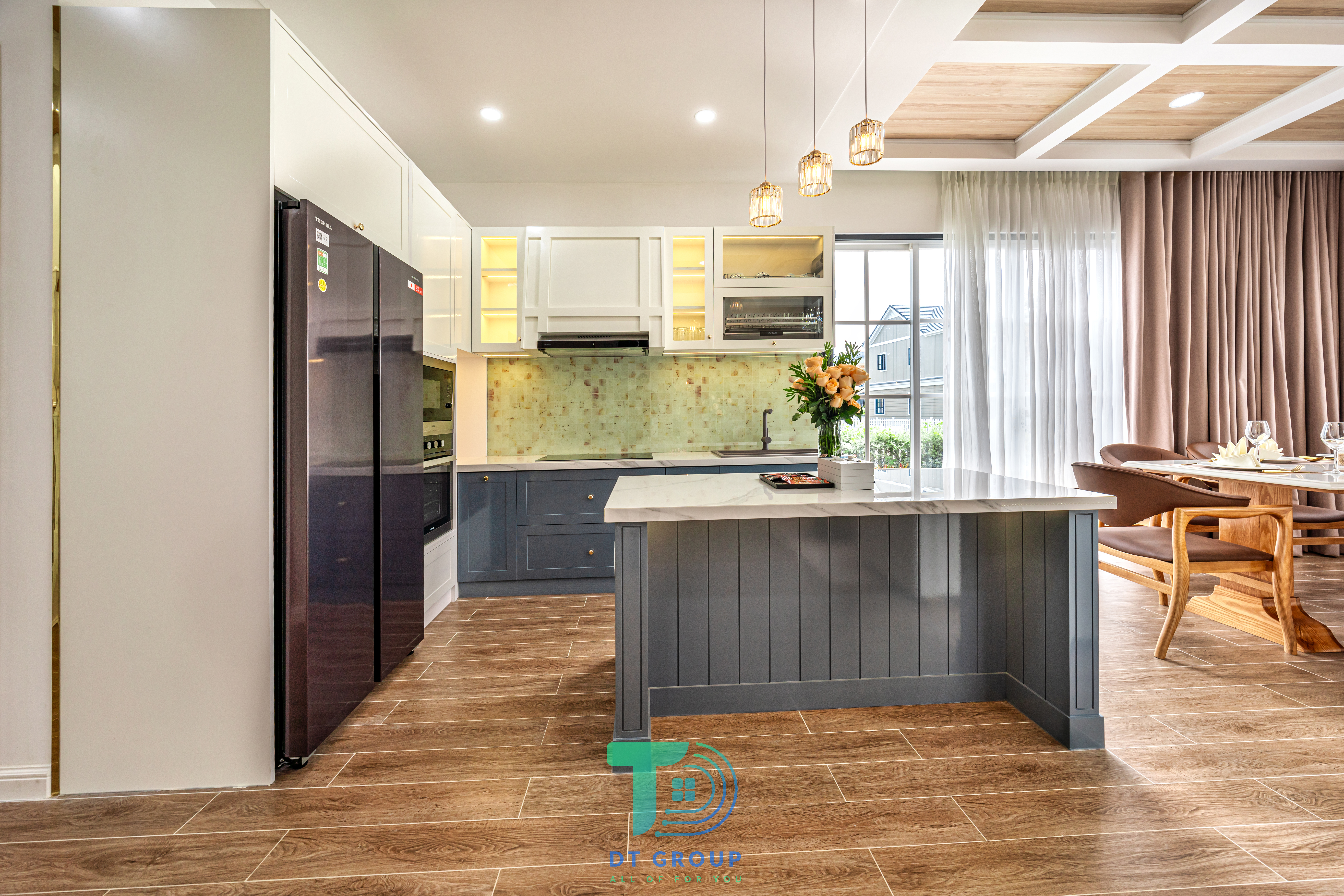 DT GROUP – Đơn vị hoàn thiện nội thất bán cổ điển uy tín tại Novaworld Phan Thiết