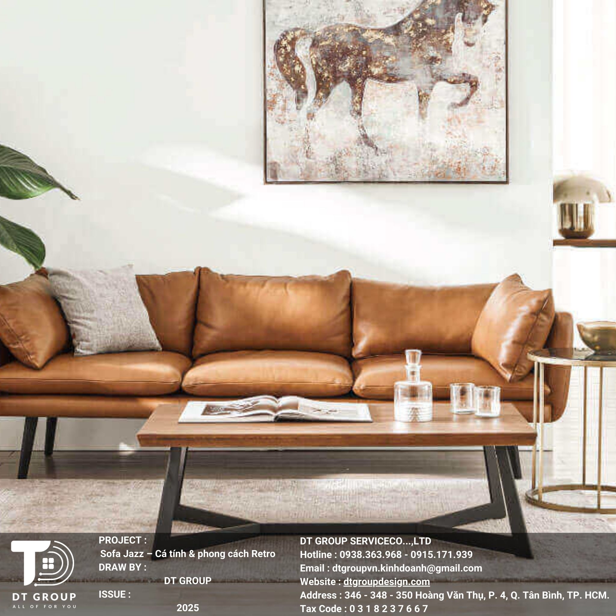 Sofa da Jazz mang đến phong cách Retro đầy cá tính
